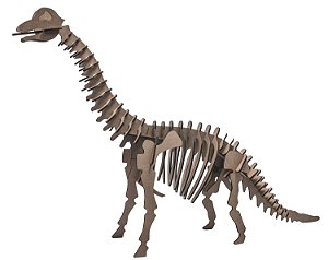 Compre Quebra-cabeça 3D - Dinossauro Braquiossauro, Pasiani - Pé de  Brincar