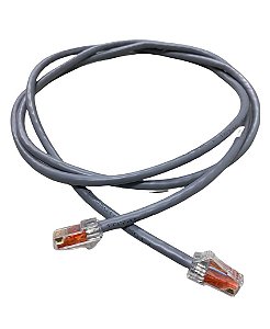 Patch Cord Cat6 10ft (2,5 Metros) Cinza Systimax - Commscope