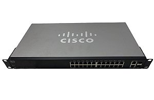 Switch Cisco 200 Series Sg200-26 De 26 Portas Gigabit