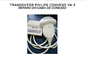 Sonda Transdutor Philips Convexo V6 2