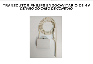 Sonda Transdutor Philips Endocavitario C8 4v