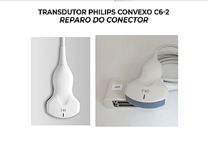 Conector Transdutor Philips Convexo C6 2