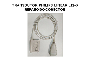 Conector Transdutor Philips Linear L12 3