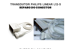 Conector Transdutor Philips Linear L12 5