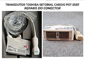 Conector Transdutor Toshiba Setorial Cardio Pst 25bt