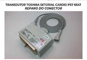 Conector Transdutor Toshiba Setorial Cardio Pst 65at