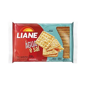Biscoito Água E Sal Sem Lactose Liane 330g