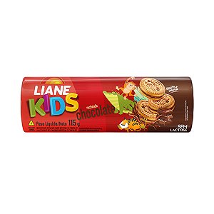 Biscoito Recheado Diversão Chocolate Sem Lactose 115 Gramas - Liane