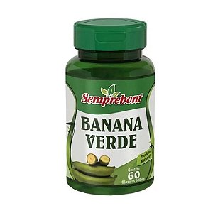 Banana Verde 60 Cápsulas 500mg - Semprebom