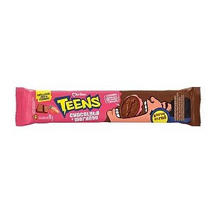 Biscoito Recheado Teens Chocolate Morango 90 Gramas Marilan