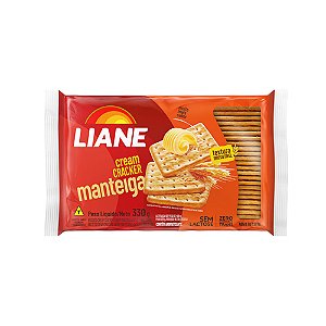 Biscoito Cream Cracker Manteiga Sem Lactose 330 Gramas - Liane