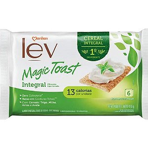 Torrada Integral Lev Magic Toast Integral 150g Marilan
