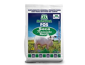 Sal Mineral Para Bovinos de Corte Fós Seca Transição Recria 30 Kilos - Matsuda