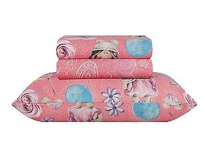 Jogo de Cama Solteiro Duplo 3 Peças Happy Day Lollipop - Sultan