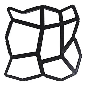 Forma Molde Piso Calçada Jardim Pedra Diagonal 35x40x4cm