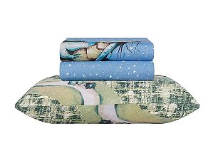 Jogo de Cama Solteiro Duplo Happy Day | Draco - Sultan