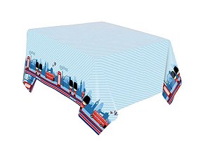 Toalha De Mesa Papel Londres UK 2,20X1,20M - Regina Festas