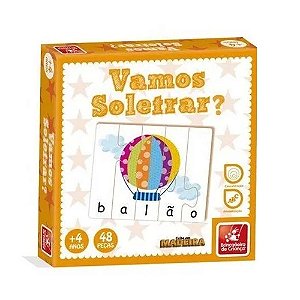 Vamos Soletrar? 48PC - Brincadeira de Criança