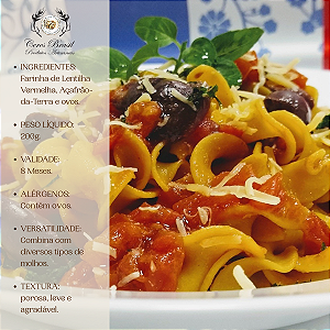 Fusilli Lentilha Vermelha 200g Sem Gluten - Ceres Brasil