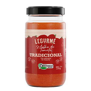 Molho de Tomate Orgânico Sabor Tradicional 330g - Legurmê