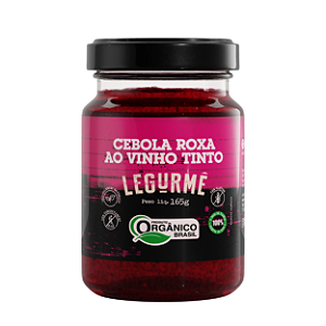 Antepasto Cebola Roxa Ao Vinho Tinto Org 165g - Legurmê