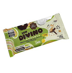 Biscoito de Limão com Chocolate Livre de Glúten 70g - Seu Divino Momento
