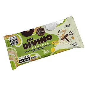 Biscoito Limão com Chocolate Sem Glúten 70g — Seu Divino Momento