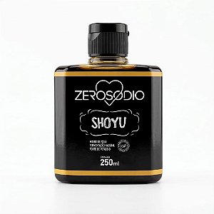 Molho Shoyu Zero Sódio 250ml - Sabor Tradicional