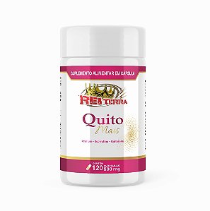 Quito Mais (Quitosana, Psyllium e Espirulina) 120 caps - Rei Terra