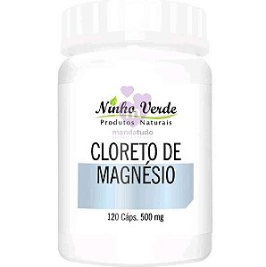 Cloreto de Magnésio 500mg 120 cáps - Ninho Verde