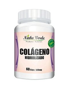 Colágeno Hidrolisado 500 mg 60 caps - Ninho Verde