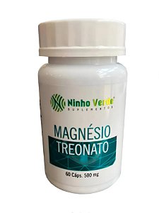 Magnésio Treonato 500 mg 60 caps - Ninho Verde