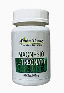 Magnésio Treonato 500 mg 60 caps - Ninho Verde