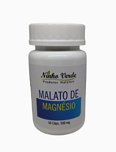 Malato de Magnésio 500 mg 60 caps - Ninho Verde