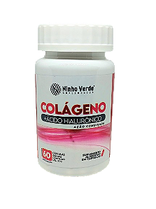 Colágeno c/ Ácido Hialurônico 500 mg 60 caps - Ninho Verde