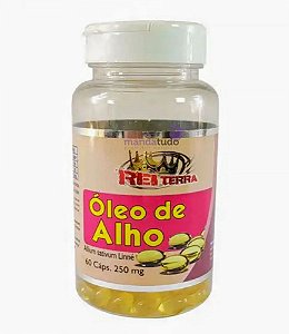 Óleo de Alho 250 mg 60 caps - Rei Terra