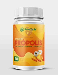 Extrato de Própolis 500 mg 60 caps - Ninho Verde