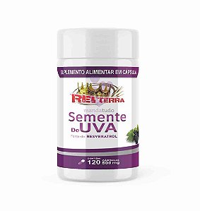 Semente de Uva  500mg 120 caps - Rei Terra