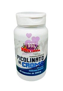 Picolinato de Cromo 500 mg 60 caps - Rei Terra