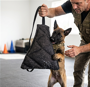 Mordedor Em Bite Para Treino De Cães Filhotes