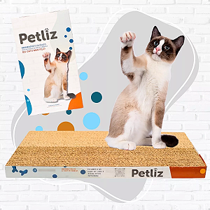 Brinquedo Arranhador Papelão P/ Gatos Ondulado Antiestresse