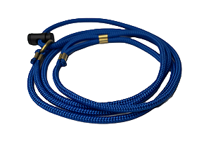 Guia Unificada Ajustável Enforcador para Cães – Adestramento Profissional e Resistência Azul Royal