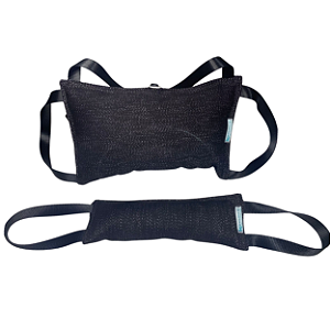 Kit Bite Travesseiro Grande + Mordedor Salsichão 30cm