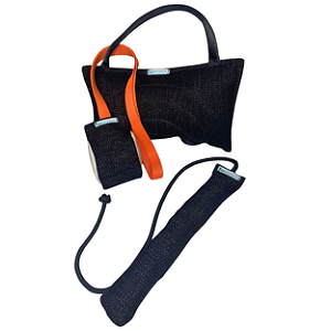 Kit Bite Travesseiro 1 Alça + Bola + Bastão Treino