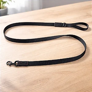 Guia 15mm Titanium Bicolor Com Mosquetão Em Latão Maciço