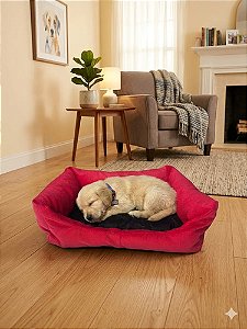 Cama Pet Coroa Lavável Para Cães E Gatos Pequenos De Até 5kg