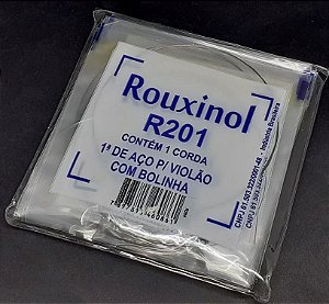 Corda Avulsa Rouxinol Violão Aço 1ª Primeira Mi 011 R201 - Kit Com 12 Unidades