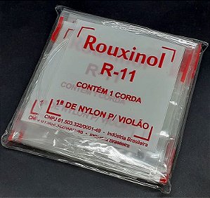 Corda Avulsa Violão Nylon 1ª Primeira Mi Rouxinol R11C - Kit Com 12 Unidades