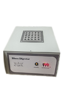 BLOCO DIGESTOR DQO - DRY BLOCK - REATOR DQO 9 PROVAS 16X100MM  127V  - RCLABOR