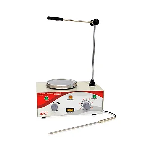 Agitador Magnético 2400RPM até 2L com aquecimento 100ºC